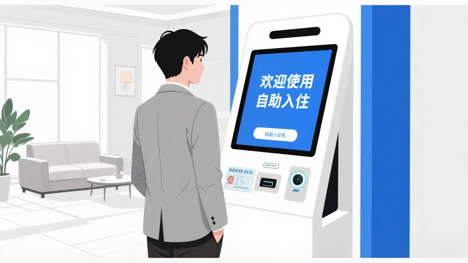 自助入住机